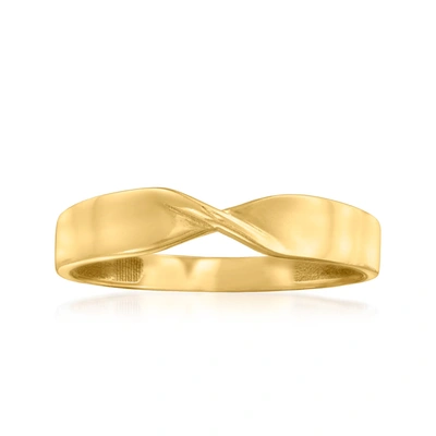 Shop Canaria Fine Jewelry Canaria 10kt Yellow Gold Twisted Ring