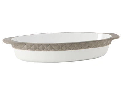 Tuxton Home Displaytux Casserole Oval 3-1/2qt 17-3/4"(15-3/4" W/o Handle)x8-1/2"x3", 2 Pieces