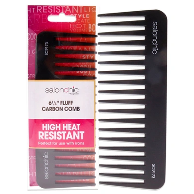 Shop Salonchic Fluff Carbon Comb High Heat Resistant 6.25 By  For Unisex - 1 Pc Comb In Multi