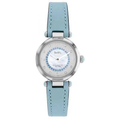 Shop Coach Women's Cary Silver Mother Of Pearl Dial Watch