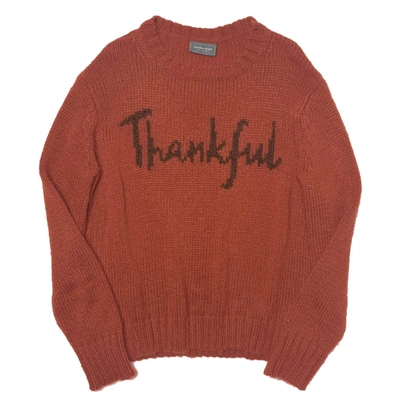 Shop Wooden Ships Women's Thankful Sweater In Multi In Brown