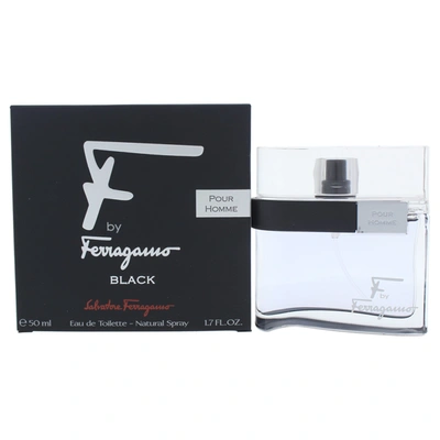 Shop Ferragamo F Black By Salvatore  For Men - 1.7 oz Edt Spray