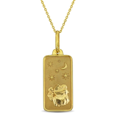 Mimi & Max Sagittarius Horoscope Necklace In 10k Yellow Gold In Gold