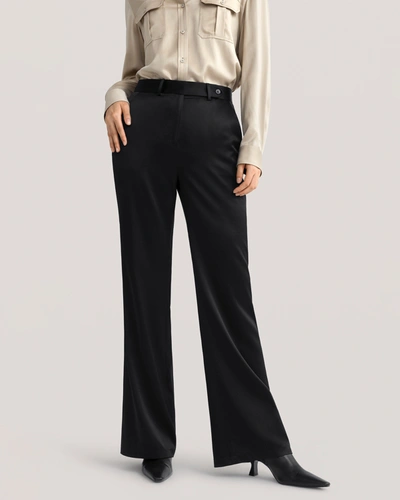 Shop Lilysilk The Albo Micro-flare Silk Pants For Women In Beige
