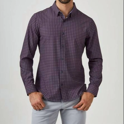 Shop 7diamonds Meknes Long Sleeve Shirt In Maroon In Purple