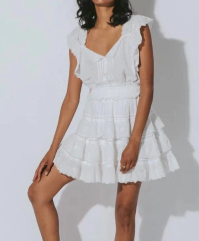 Shop Cleobella Elle Mini Skirt In Coconut In White