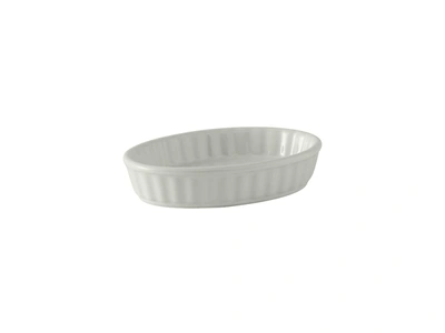 Tuxton Home Accessories Oval Creme Brulee Fluted 5oz 5-3/8"x3-7/8"x1-1/8", 12 Pieces