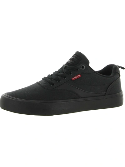 Shop Levi's Mens Lifestyle Low-top Casual And Fashion Sneakers In Black
