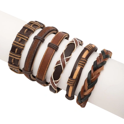 Sohi Trendy Casual Pu Leather Designer Bracelet For Women In Multi