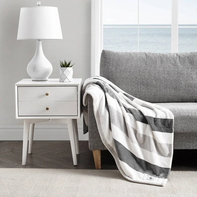 Shop Nautica Striped Throw Blanket