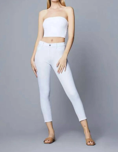 Shop Dl1961 - Women's Farrow Skinny High Rise Jean In Milk In Grey
