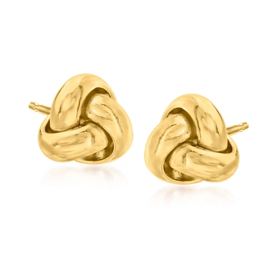 Shop Canaria Fine Jewelry Canaria Italian 10kt Yellow Gold Love Knot Earrings