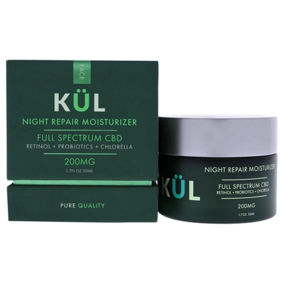 Shop Kul Night Repair Moisturizer Full Spectrum 200mg By  For Unisex - 1.7 oz Moisturizer In Green