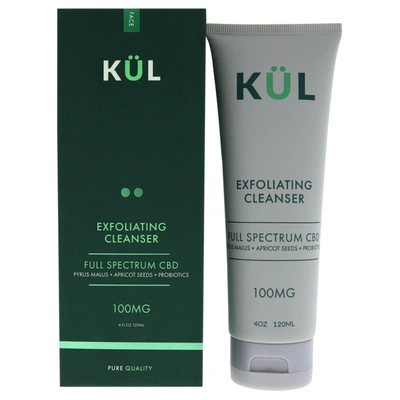 Shop Kul Exfoliating Cleanser Full Spectrum 100mg By  For Unisex - 4 oz Cleanser In Green
