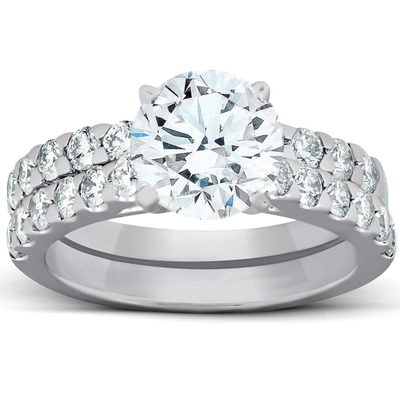 Shop Pompeii3 3 Ct Diamond Engagement Ring 14k White Gold In Multi