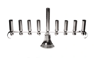 Classic Touch Decor Stainless Steel Menorah - 20.5"l X 9"h