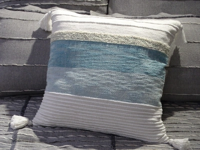 Vibhsa Elegant Large Throw Pillow Handloom Woven