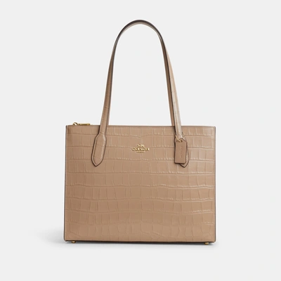 Shop Coach Outlet Nina Carryall In Beige