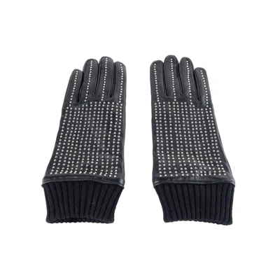 Shop Cavalli Class Lambskin Men's Glove In Black