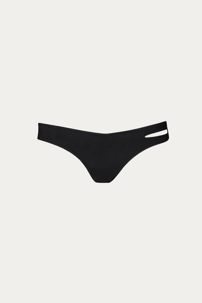 Shop Allsisters Melpomene Bikini Bottom In Black
