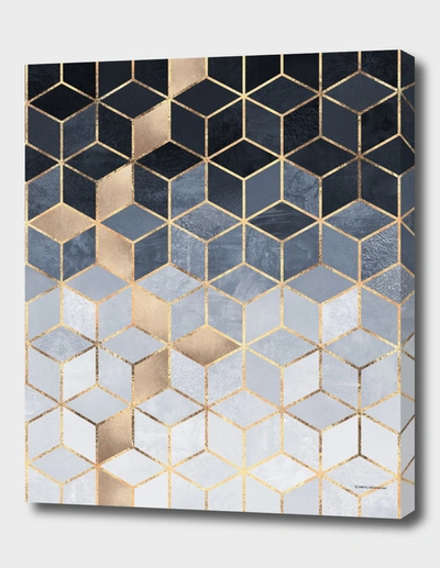 CURIOOS SOFT BLUE GRADIENT CUBES 