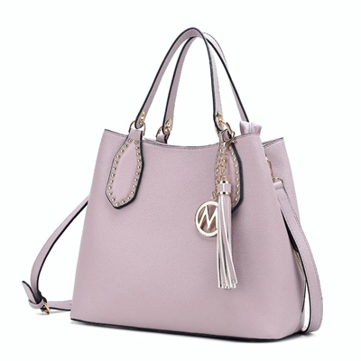 Mkf Collection By Mia K Lana Hobo Shoulder Handbag Vegan Leather In Purple