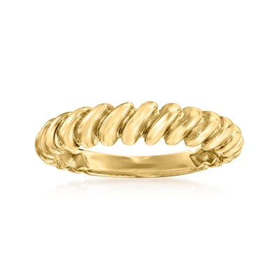 Shop Canaria Fine Jewelry Canaria 10kt Yellow Gold Shrimp Ring