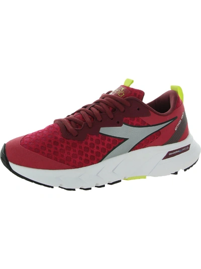 Shop Diadora Mythos Blushield Volo W Womens Mesh Performance Running Shoes In Red