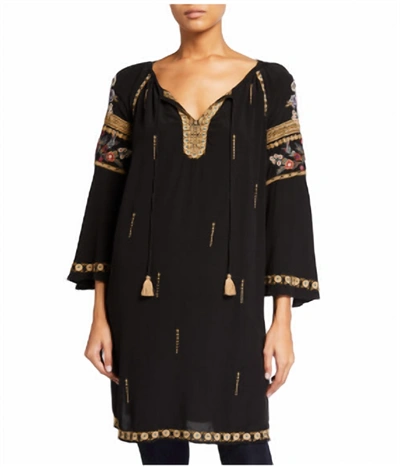 Shop Johnny Was Sabah Peasant Swing Tunic In Black