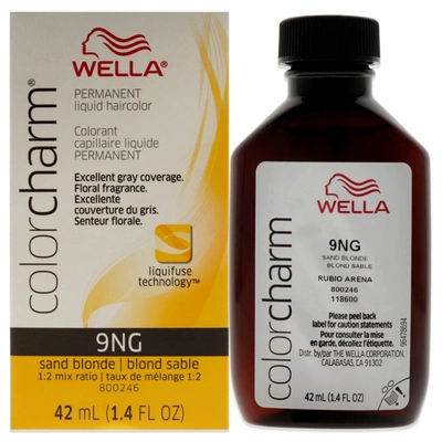 Shop Wella Color Charm Permanent Liquid Haircolor - 9ng Sand Blonde By  For Unisex - 1.4 oz Hair Color