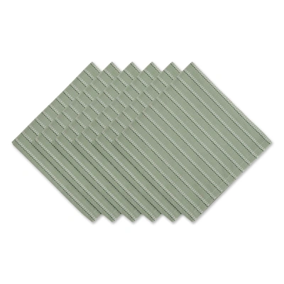 Shop Dii Sparkle Sprigs Dobby Stripe Napkin (set Of 6)