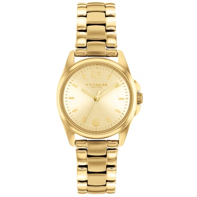 Shop Coach Women's Greyson Gold Dial Watch