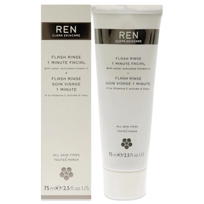 Shop Ren Flash Rinse 1 Minute Facial By  For Unisex - 2.5 oz Rinse