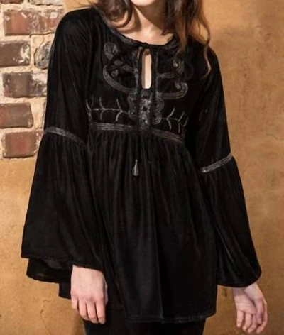 Shop Roja Collection Twilight Tunic In Black