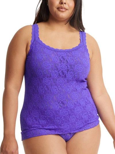 Shop Hanky Panky Plus Size Signature Lace Unlined Camisole In Multi