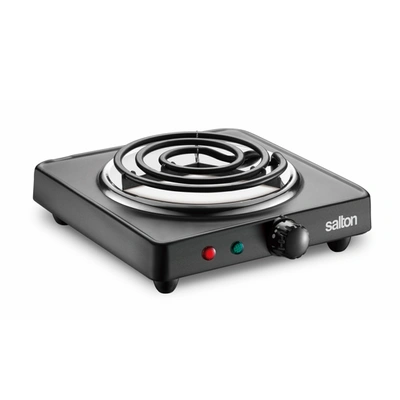 Shop Salton Portable Cooktop Single - Black