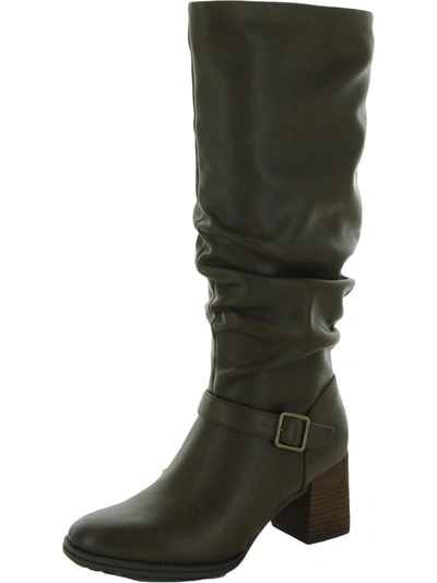 Shop Soul Naturalizer Frost Womens Faux Leather Tall Knee-high Boots In Green
