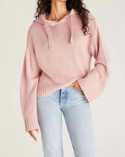 Shop Z Supply Harley Crop Sweater In Blush In Pink