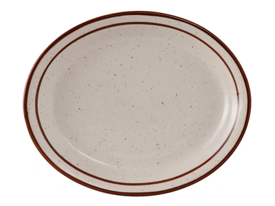 Tuxton Bahamas Oval Platter 13-1/4"x10-1/2", 12 Pieces