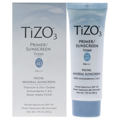 Shop Tizo 3 Facial Primer Tinted Spf 40 For Unisex 1.75 oz Sunscreen