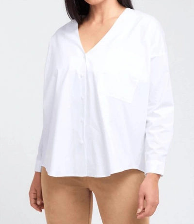 Shop Peace Of Cloth Paris Relaxed Shirt In White