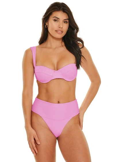 Shop Jmp The Label Monterey Full Coverage Bikini Bottom - Blushing Pink