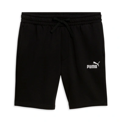 Shop Puma Men's Essentials Shorts In Black