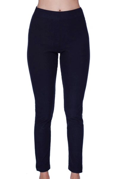French Kyss High Waisted Leggings In Navy In Blue