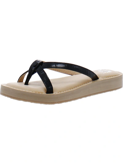 Shop Yellowbox Aesy Womens Thong Slip On Slide Sandals In Black