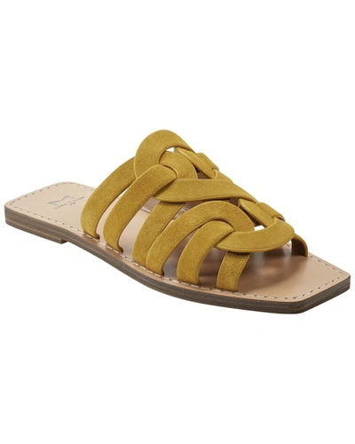 Shop Marc Fisher Ltd Kimiko Leather Sandal In Yellow
