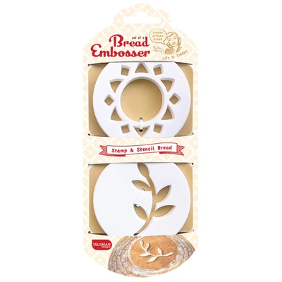 Shop Talisman Designs Decorating Bread Embossers, Set Of 2, White
