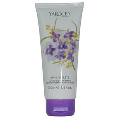 Shop Yardley 287088 3.4 oz April Violets Hand Cream For Unisex In Purple