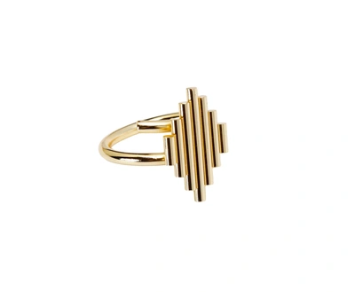 Shop Classic Touch Decor Set Of 2 Gold Napkin Rings Symmetrical Design