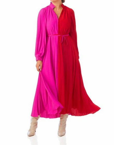 Shop Crosby By Mollie Burch Leah Dress In Mollie Pink/ Red